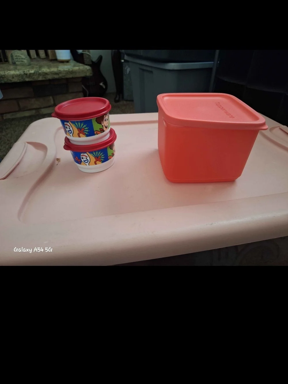 Tupperware Jungle Animal Stackable Containers - Green Lids